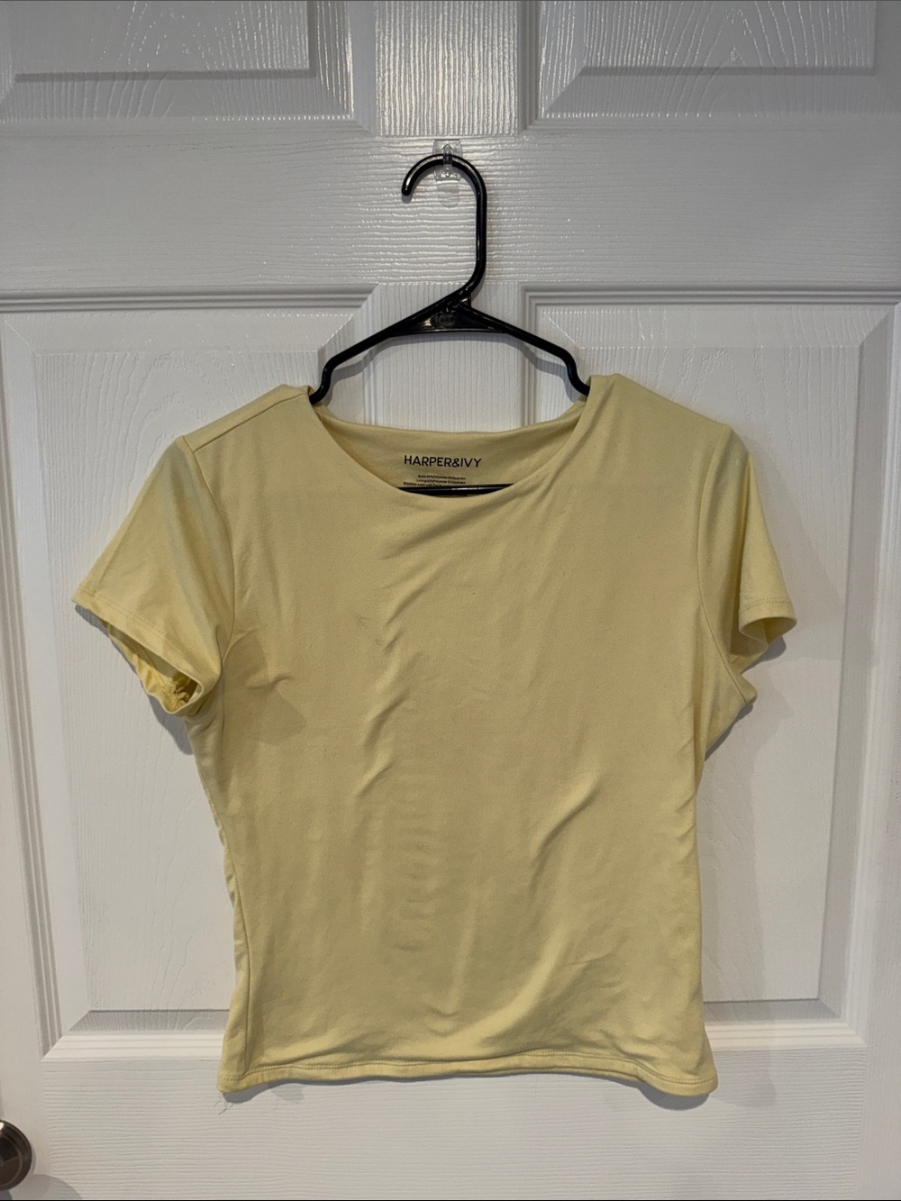 Harper Short Sleeve Tee in Butter Yellow
